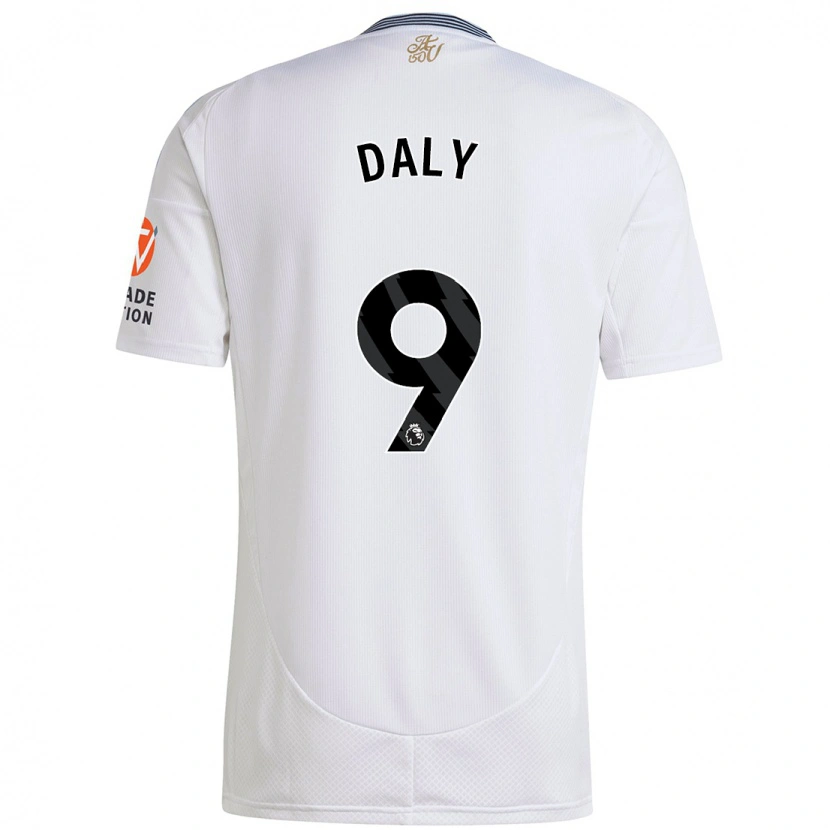 Danxen Kinderen Rachel Daly #9 Wit Uitshirt Uittenue 2024/25 T-Shirt