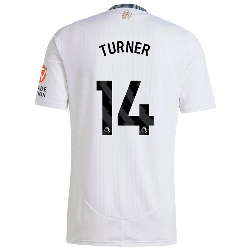 Danxen Kinderen Danielle Turner #14 Wit Uitshirt Uittenue 2024/25 T-Shirt