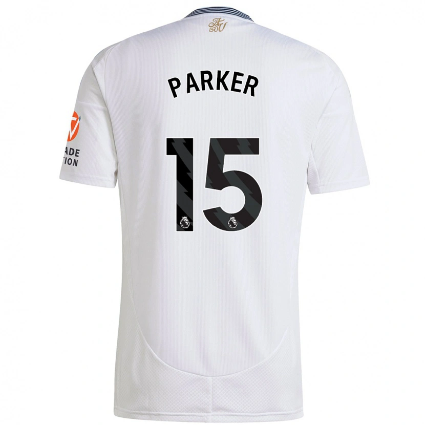 Danxen Kinderen Lucy Parker #15 Wit Uitshirt Uittenue 2024/25 T-Shirt