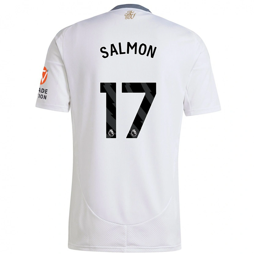 Danxen Kinderen Ebony Salmon #17 Wit Uitshirt Uittenue 2024/25 T-Shirt