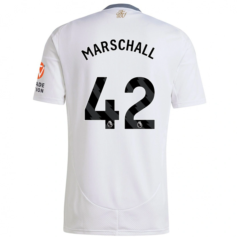 Danxen Kinderen Filip Marschall #42 Wit Uitshirt Uittenue 2024/25 T-Shirt