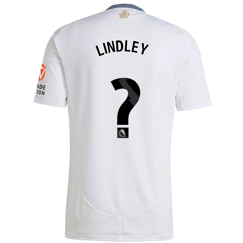 Danxen Kinderen Hayden Lindley #0 Wit Uitshirt Uittenue 2024/25 T-Shirt