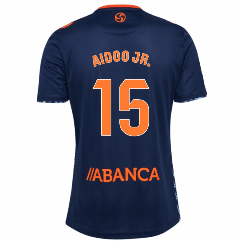 Danxen Kinderen Joseph Aidoo #15 Marineblauw Uitshirt Uittenue 2024/25 T-Shirt