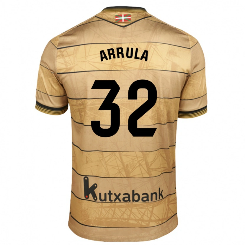 Danxen Kinderen Julia Arrula #32 Bruin Uitshirt Uittenue 2024/25 T-Shirt