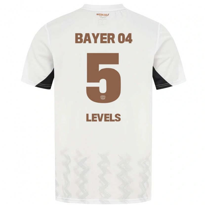 Danxen Kinderen Janou Levels #5 Wit Zwart Uitshirt Uittenue 2024/25 T-Shirt