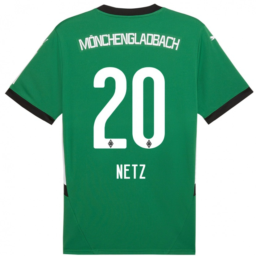 Danxen Kinderen Luca Netz #20 Groen Wit Uitshirt Uittenue 2024/25 T-Shirt