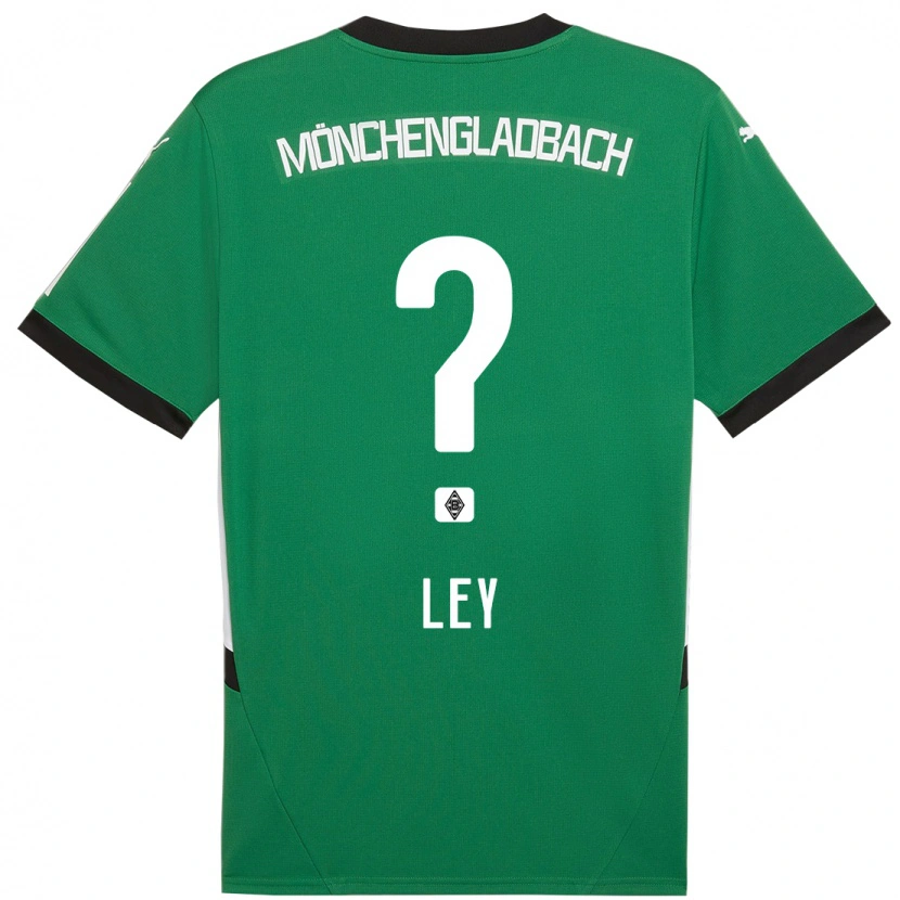 Danxen Kinderen Marlon Ley #0 Groen Wit Uitshirt Uittenue 2024/25 T-Shirt