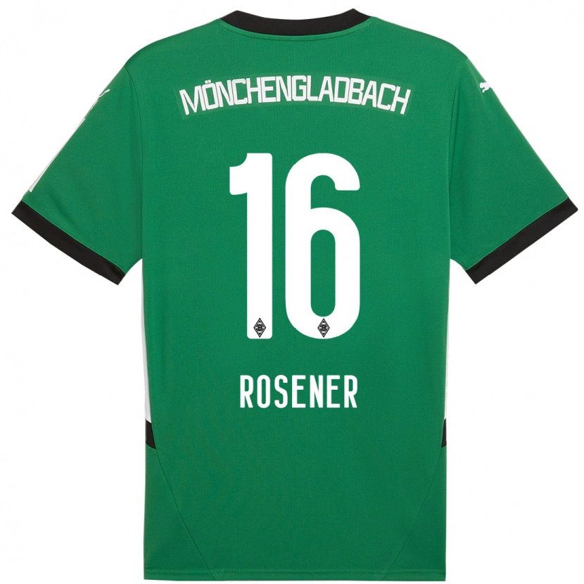 Danxen Kinderen Chiara Rösener #16 Groen Wit Uitshirt Uittenue 2024/25 T-Shirt