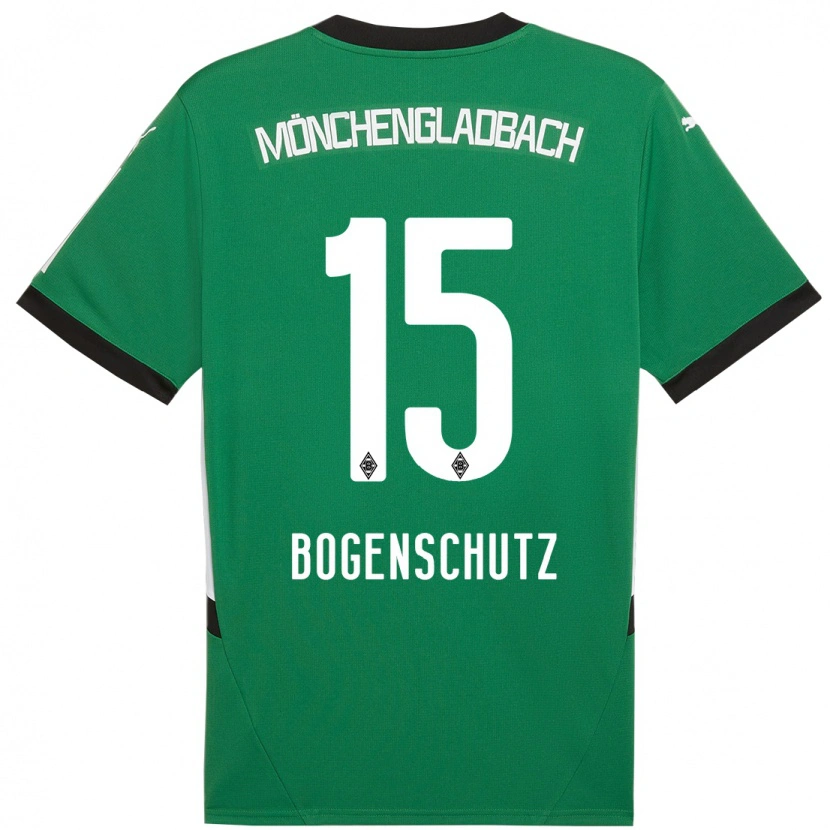 Danxen Kinderen Kerstin Bogenschutz #15 Groen Wit Uitshirt Uittenue 2024/25 T-Shirt