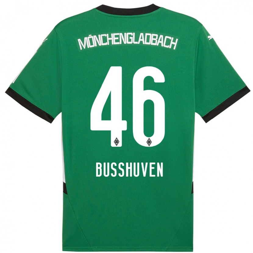 Danxen Kinderen Alina Busshuven #46 Groen Wit Uitshirt Uittenue 2024/25 T-Shirt