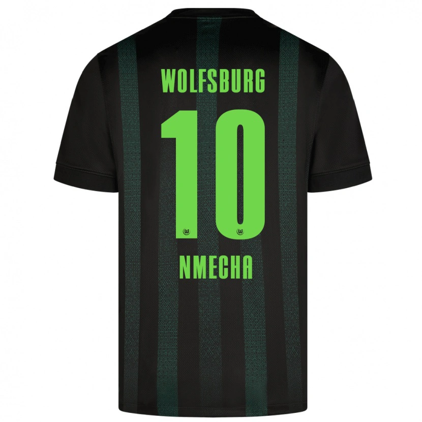 Danxen Kinderen Lukas Nmecha #10 Donkergroen Uitshirt Uittenue 2024/25 T-Shirt