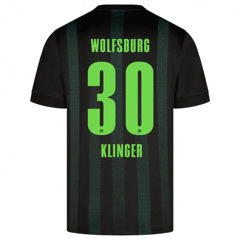 Danxen Kinderen Niklas Klinger #30 Donkergroen Uitshirt Uittenue 2024/25 T-Shirt