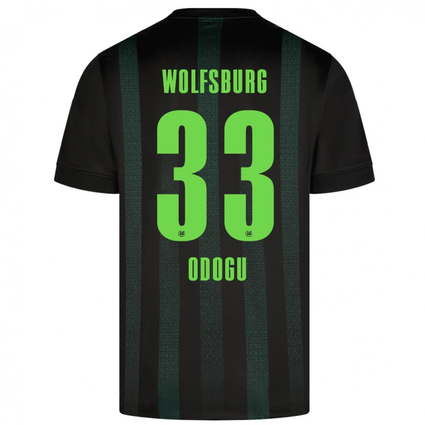 Danxen Kinderen David Odogu #33 Donkergroen Uitshirt Uittenue 2024/25 T-Shirt