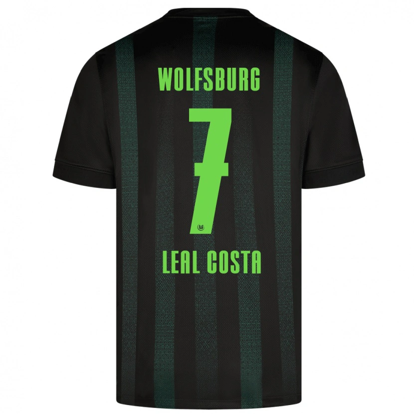 Danxen Kinderen David Leal Costa #7 Donkergroen Uitshirt Uittenue 2024/25 T-Shirt