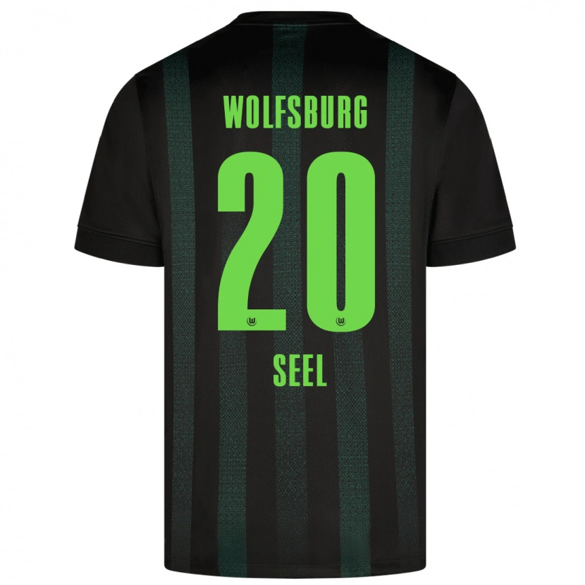 Danxen Kinderen William Seel #20 Donkergroen Uitshirt Uittenue 2024/25 T-Shirt