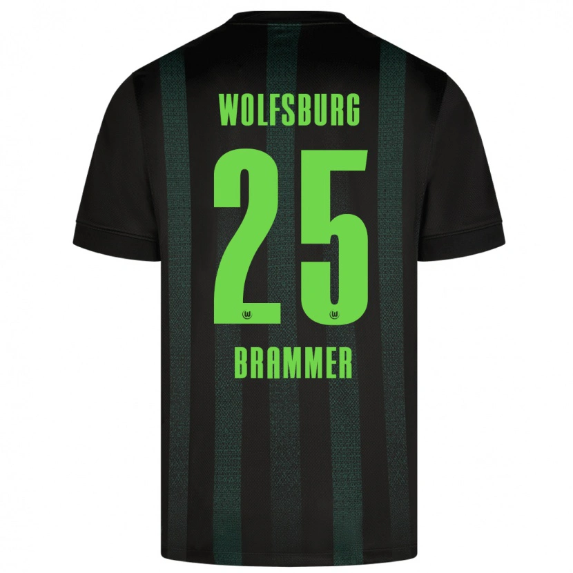 Danxen Kinderen Ole Brammer #25 Donkergroen Uitshirt Uittenue 2024/25 T-Shirt