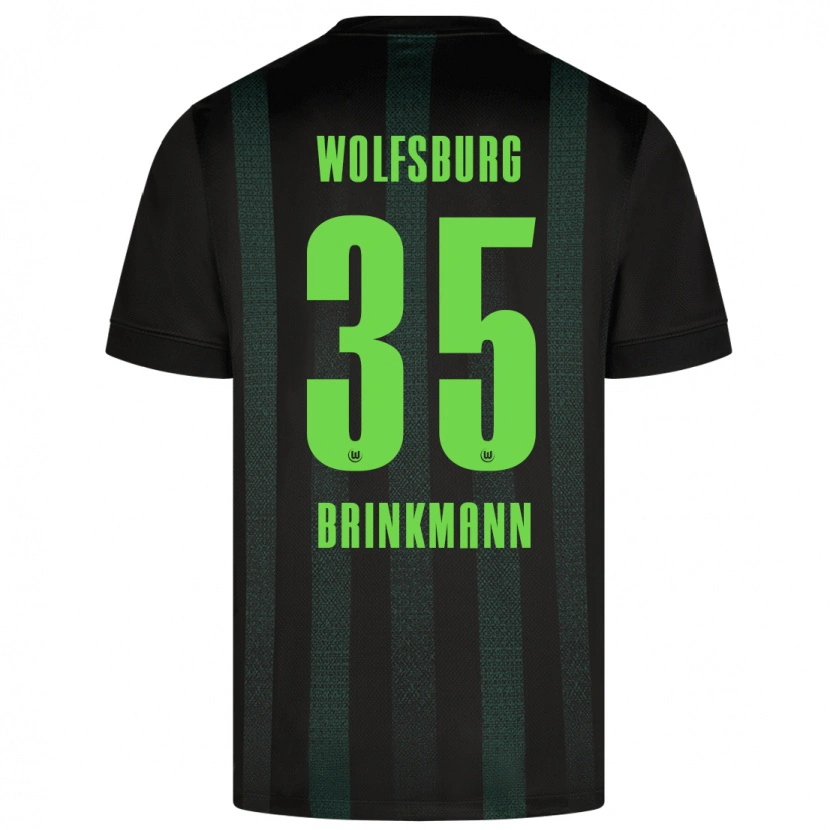 Danxen Kinderen Karla Brinkmann #35 Donkergroen Uitshirt Uittenue 2024/25 T-Shirt