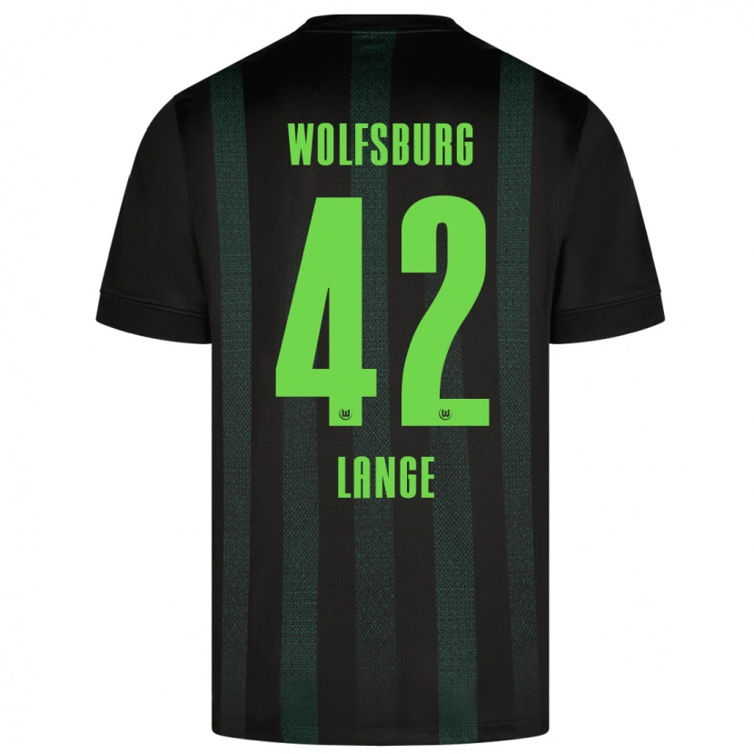 Danxen Kinderen Felix Lange #42 Donkergroen Uitshirt Uittenue 2024/25 T-Shirt