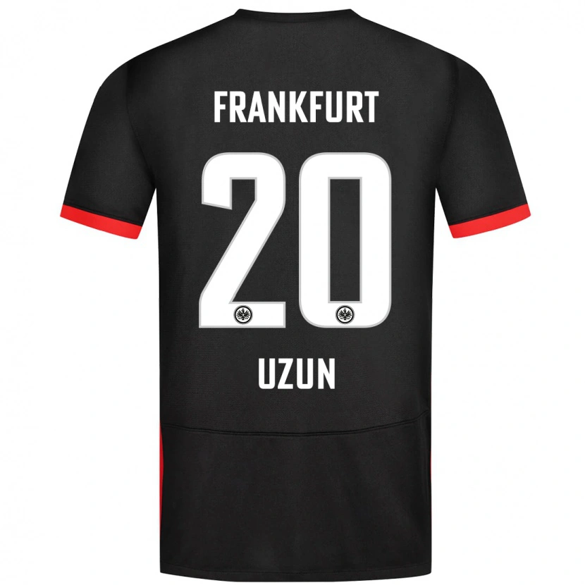 Danxen Kinderen Can Uzun #20 Zwart Uitshirt Uittenue 2024/25 T-Shirt