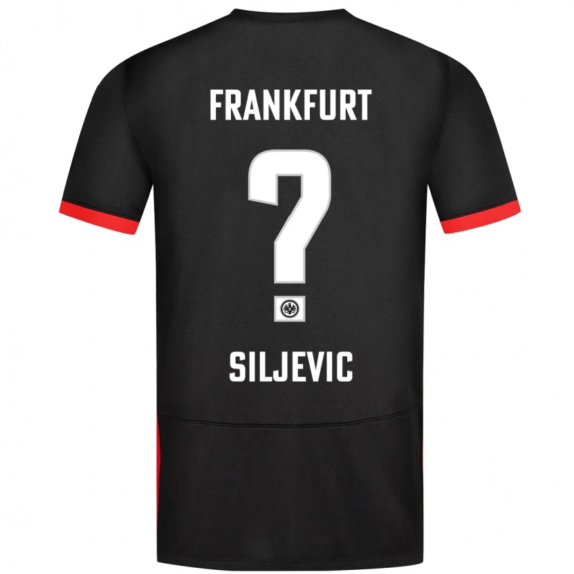 Danxen Kinderen Amil Siljevic #0 Zwart Uitshirt Uittenue 2024/25 T-Shirt