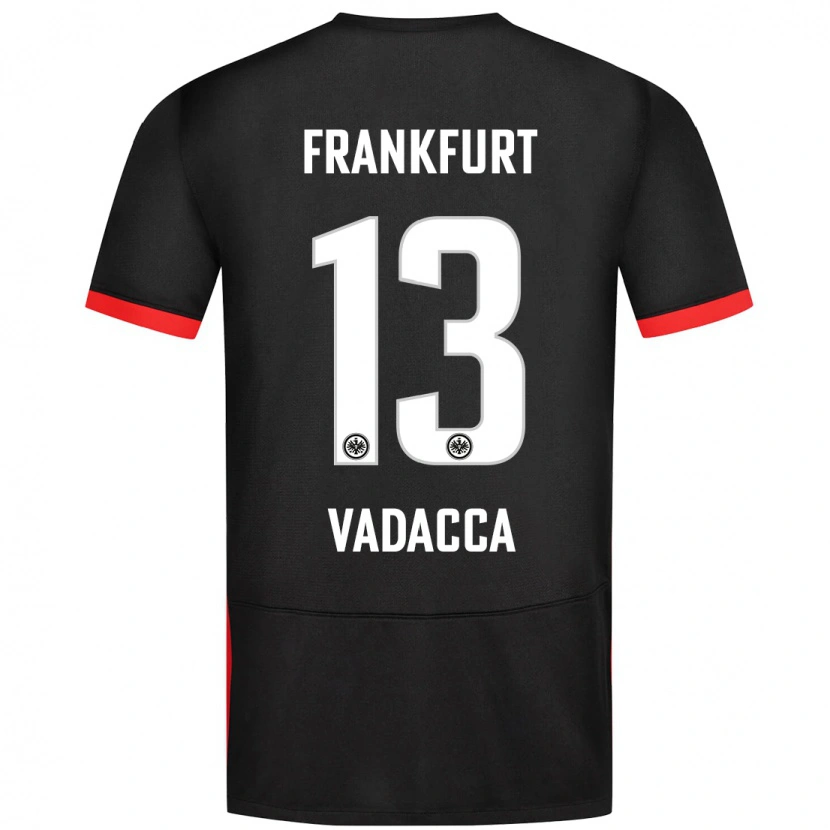 Danxen Kinderen Gianni Vadacca #13 Zwart Uitshirt Uittenue 2024/25 T-Shirt