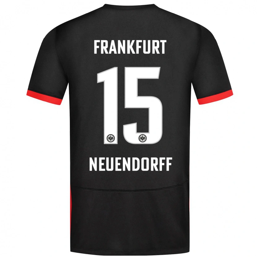 Danxen Kinderen Nilo Neuendorff #15 Zwart Uitshirt Uittenue 2024/25 T-Shirt