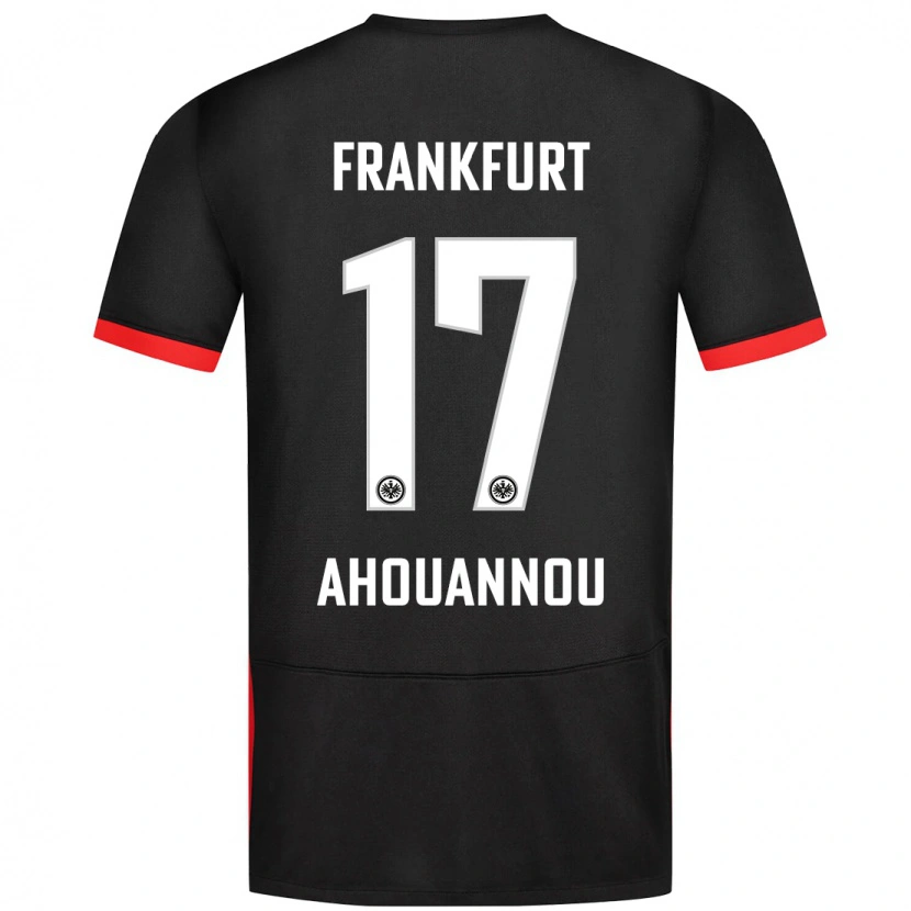 Danxen Kinderen Yannis Ahouannou #17 Zwart Uitshirt Uittenue 2024/25 T-Shirt