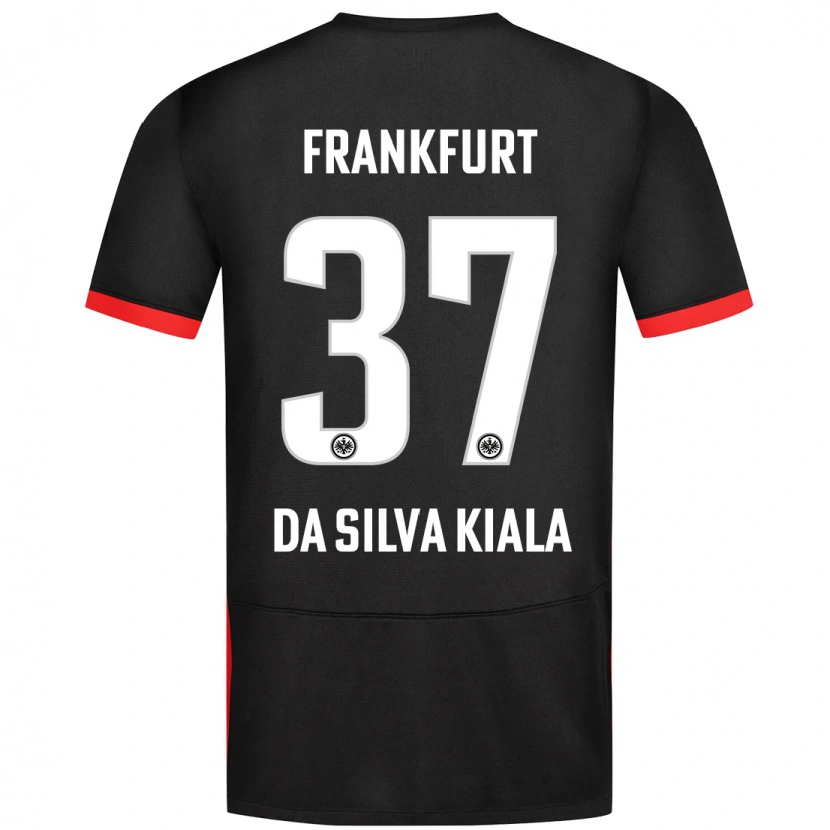 Danxen Kinderen Joel Da Silva Kiala #37 Zwart Uitshirt Uittenue 2024/25 T-Shirt