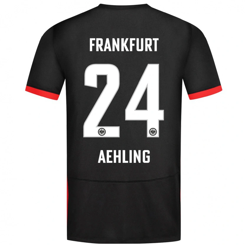 Danxen Kinderen Anna Aehling #24 Zwart Uitshirt Uittenue 2024/25 T-Shirt