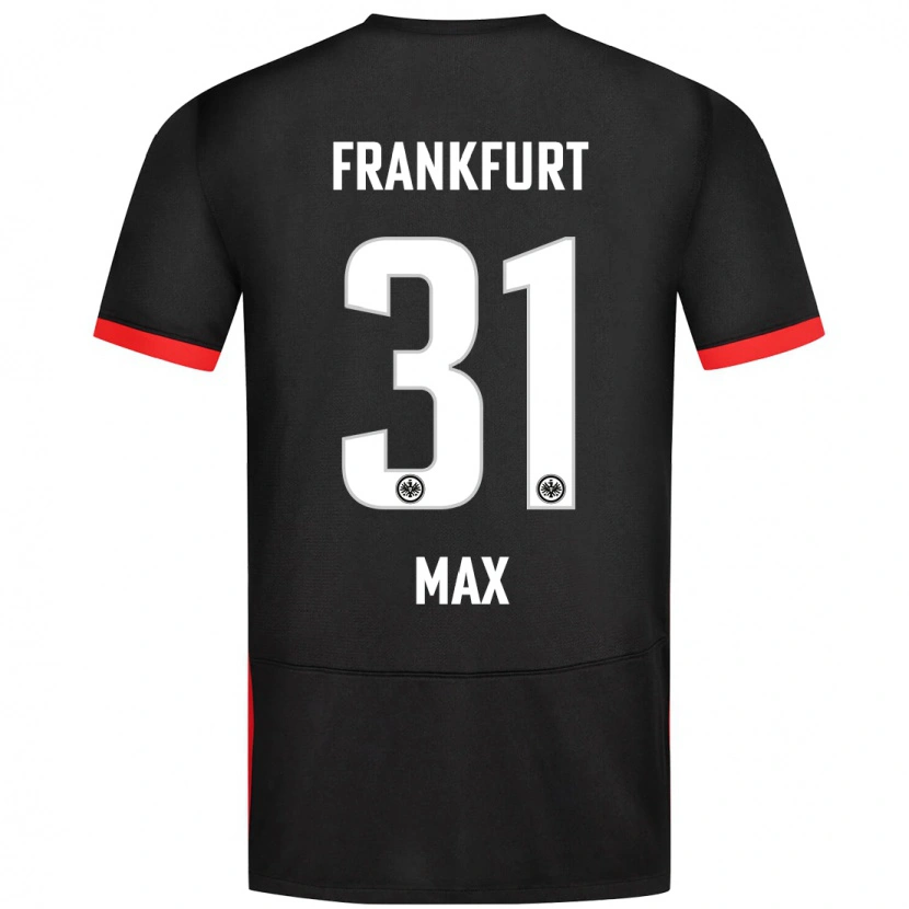 Danxen Kinderen Philipp Max #31 Zwart Uitshirt Uittenue 2024/25 T-Shirt