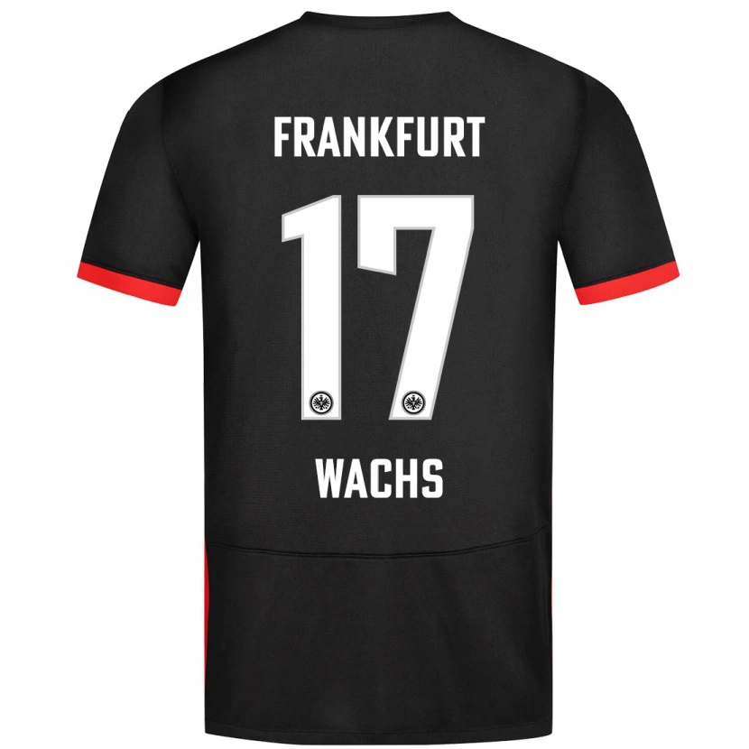 Danxen Kinderen Marc Wachs #17 Zwart Uitshirt Uittenue 2024/25 T-Shirt