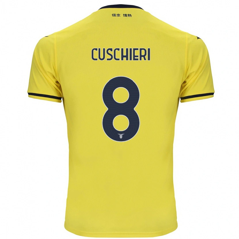 Danxen Kinderen Rachel Cuschieri #8 Geel Uitshirt Uittenue 2024/25 T-Shirt