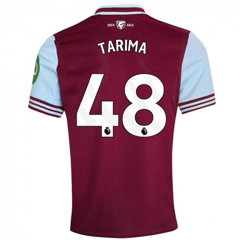 Danxen Heren Sean Tarima #48 Donkerrood Thuisshirt Thuistenue 2024/25 T-Shirt