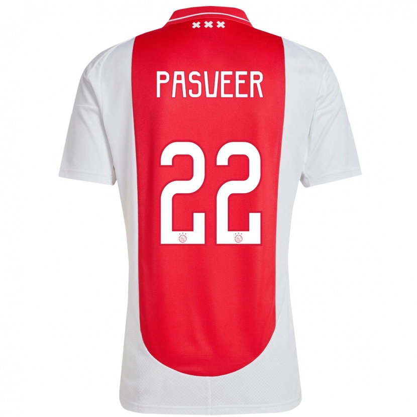 Danxen Heren Remko Pasveer #22 Rood Wit Thuisshirt Thuistenue 2024/25 T-Shirt