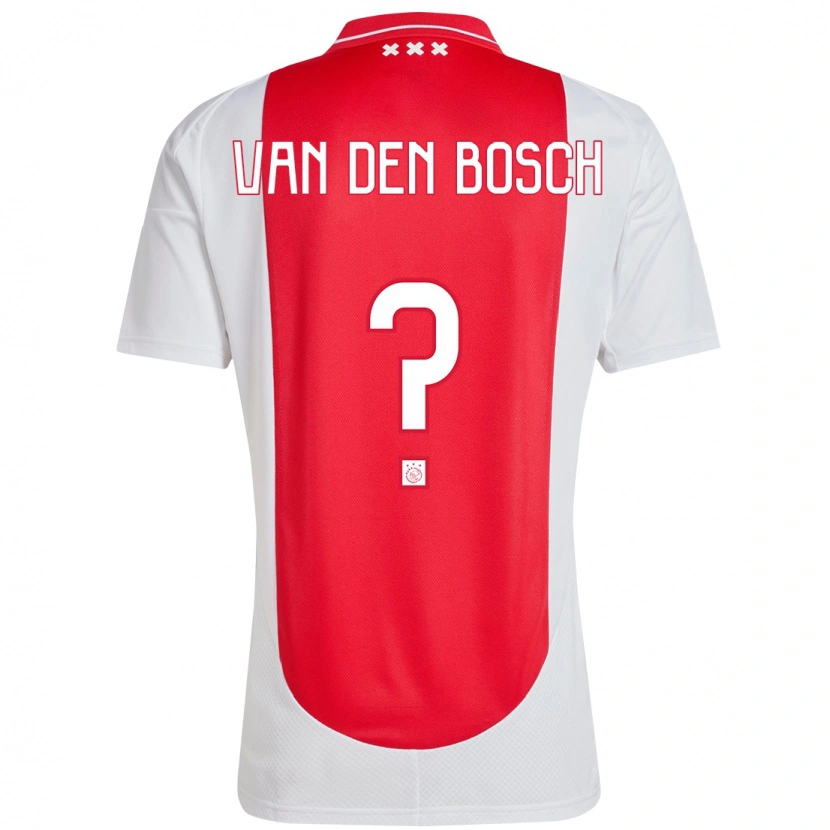 Danxen Heren Frederico Van Den Bosch #0 Rood Wit Thuisshirt Thuistenue 2024/25 T-Shirt