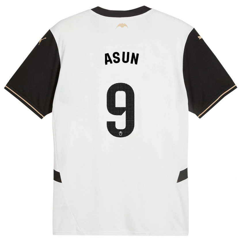 Danxen Heren Asun #9 Wit Zwart Thuisshirt Thuistenue 2024/25 T-Shirt