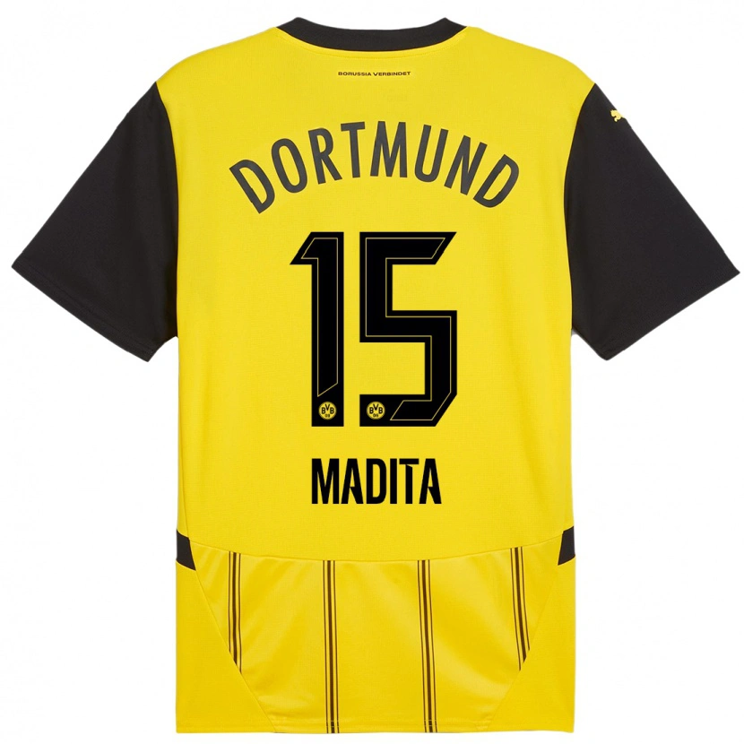 Danxen Heren Kohorst Madita #15 Geel Zwart Thuisshirt Thuistenue 2024/25 T-Shirt