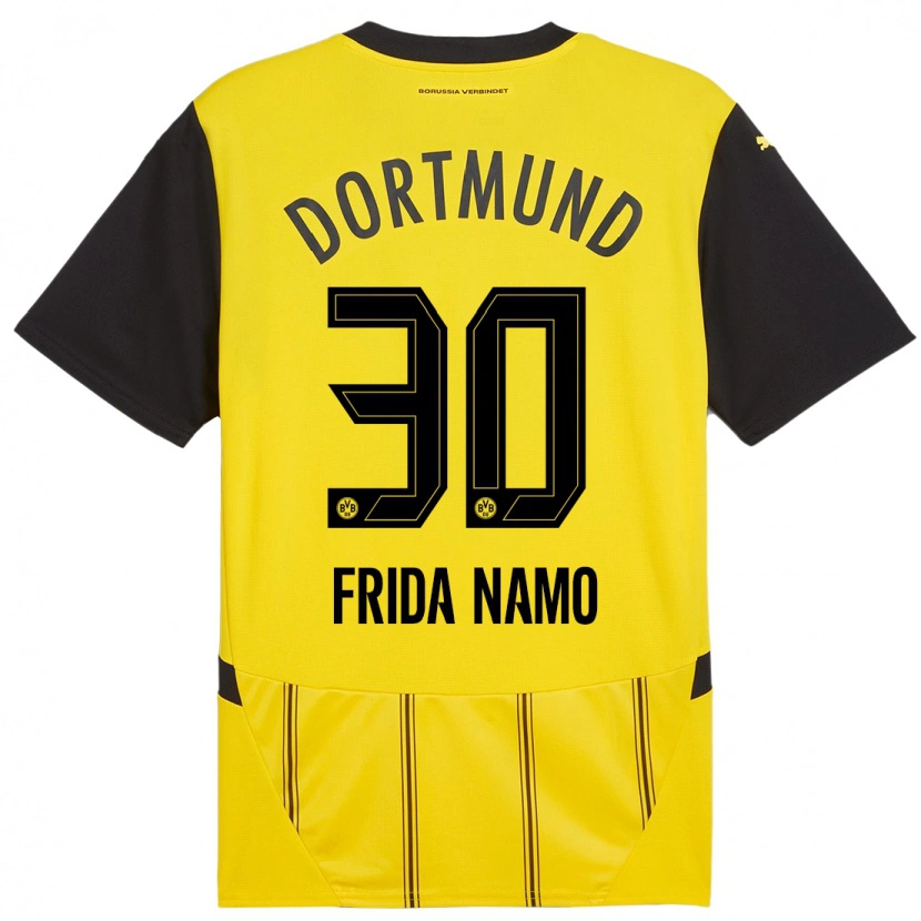 Danxen Heren Ronning Frida Namo #30 Geel Zwart Thuisshirt Thuistenue 2024/25 T-Shirt