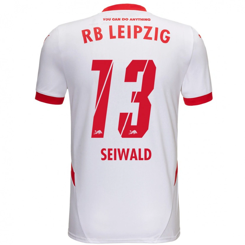 Danxen Heren Nicolas Seiwald #13 Wit Rood Thuisshirt Thuistenue 2024/25 T-Shirt