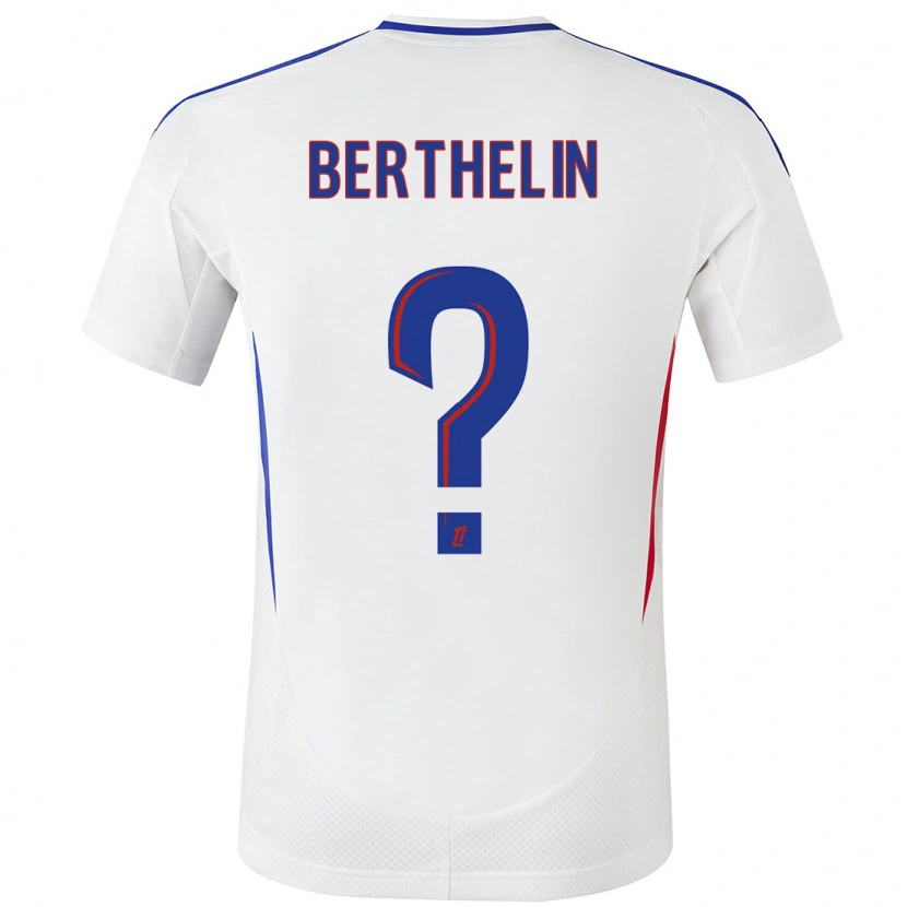 Danxen Heren Romain Berthelin #0 Wit Blauw Thuisshirt Thuistenue 2024/25 T-Shirt