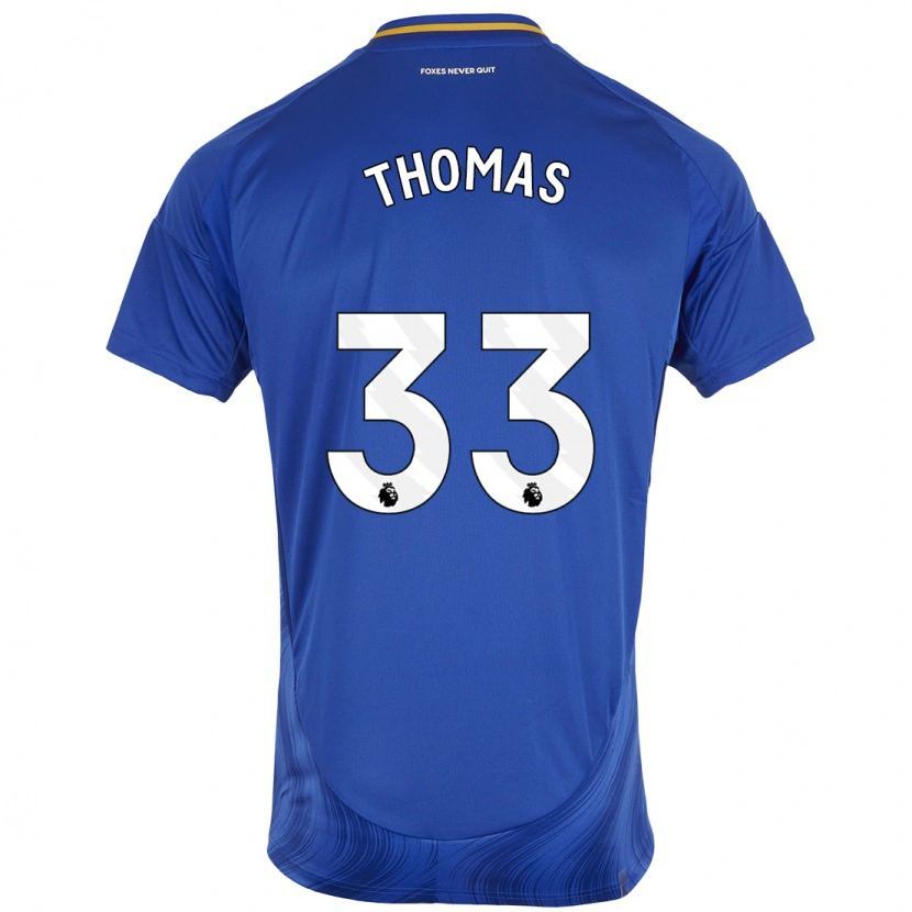 Danxen Heren Luke Thomas #33 Blauw Wit Thuisshirt Thuistenue 2024/25 T-Shirt