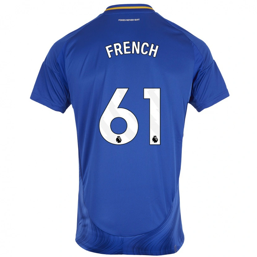 Danxen Heren Harry French #61 Blauw Wit Thuisshirt Thuistenue 2024/25 T-Shirt