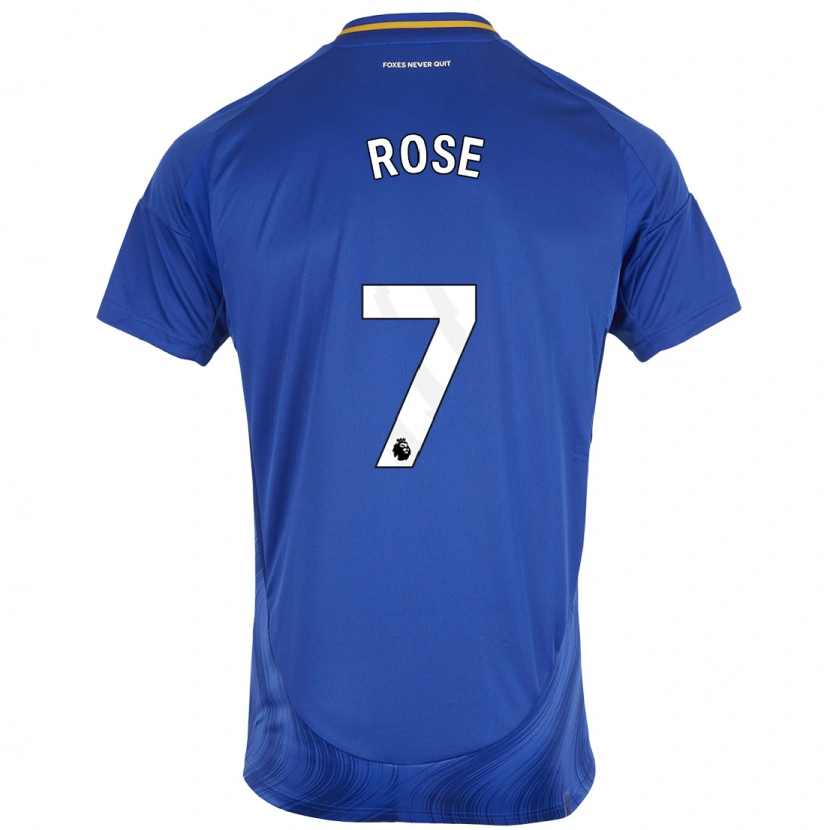 Danxen Heren Deanne Rose #7 Blauw Wit Thuisshirt Thuistenue 2024/25 T-Shirt