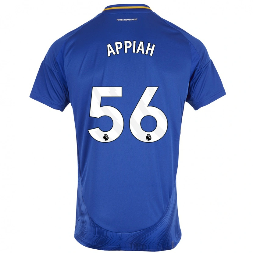 Danxen Heren Paul Appiah #56 Blauw Wit Thuisshirt Thuistenue 2024/25 T-Shirt