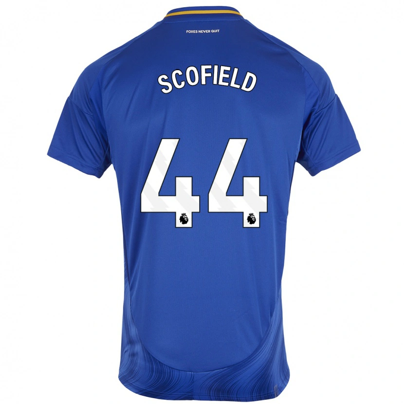 Danxen Heren Connie Scofield #44 Blauw Wit Thuisshirt Thuistenue 2024/25 T-Shirt