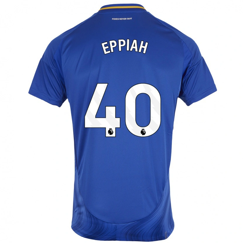 Danxen Heren Josh Eppiah #40 Blauw Wit Thuisshirt Thuistenue 2024/25 T-Shirt