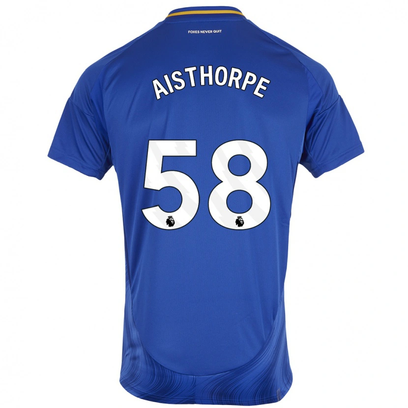 Danxen Heren Bailey Aisthorpe #58 Blauw Wit Thuisshirt Thuistenue 2024/25 T-Shirt