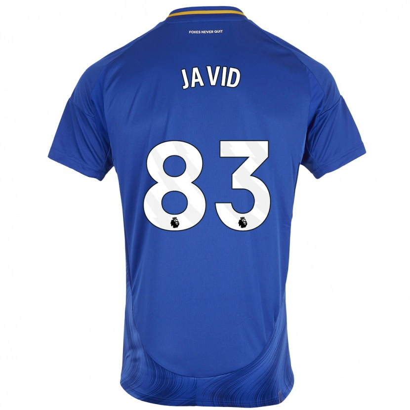 Danxen Heren Abdullah Javid #83 Blauw Wit Thuisshirt Thuistenue 2024/25 T-Shirt