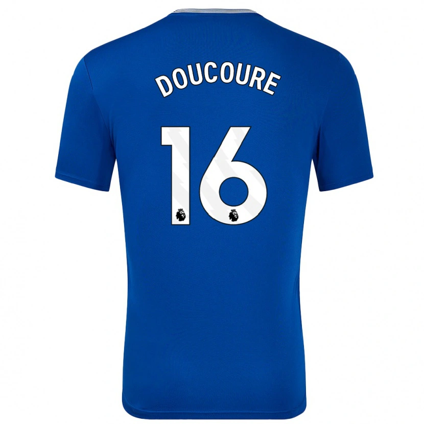 Danxen Heren Abdoulaye Doucouré #16 Blauw Met Thuisshirt Thuistenue 2024/25 T-Shirt