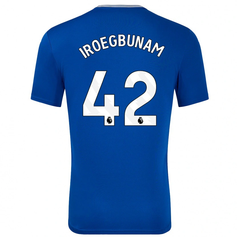 Danxen Heren Tim Iroegbunam #42 Blauw Met Thuisshirt Thuistenue 2024/25 T-Shirt